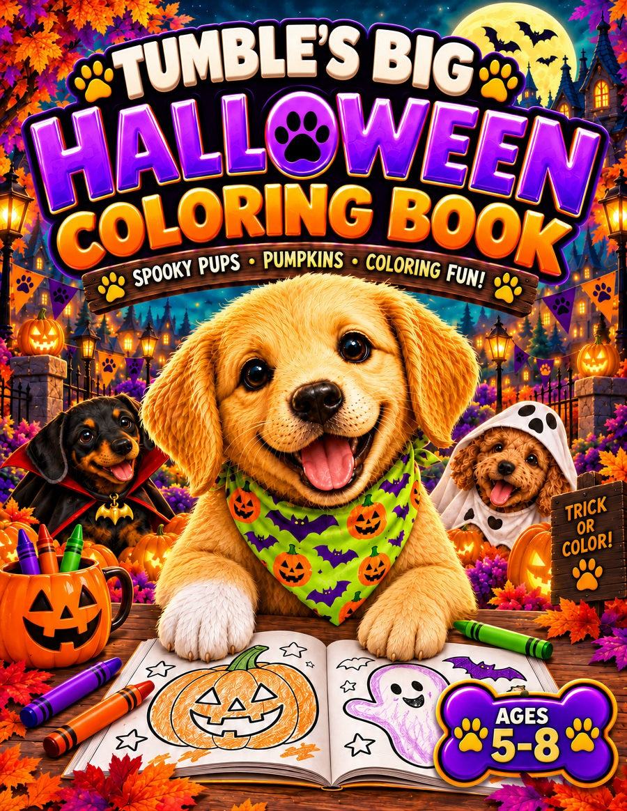 Big Halloween Coloring Book cover