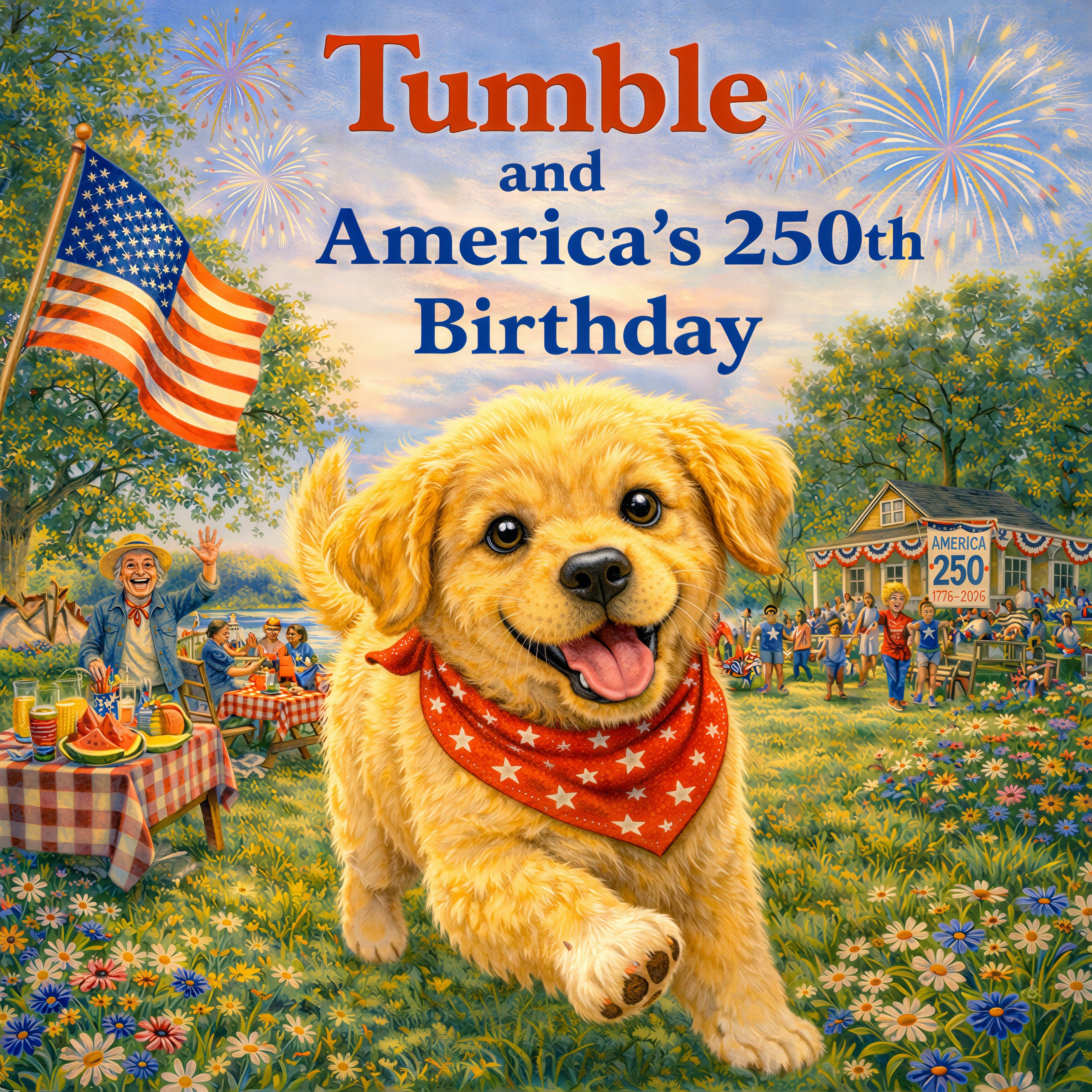 Tumble and America’s 250th Birthday book cover