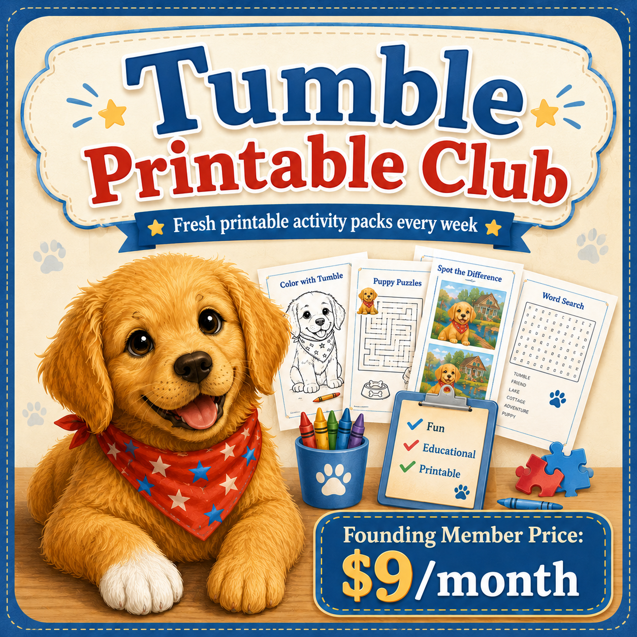 Tumble Printable Club — Founding Member